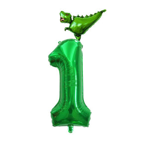 '1' 32" Dinosaur Foil Balloon