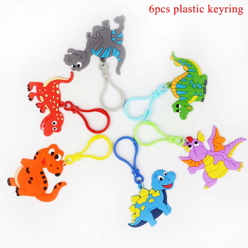 Dinosaur Plastic Key Rings
