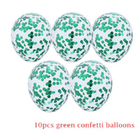Green Confetti Balloon Bundle